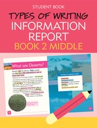 Types of Writing Information Report Book 2 Middle