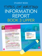 Types of Writing Information Report Book 3 Upper