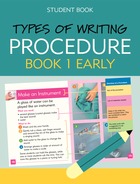Types of Writing Procedure Book 1 Early